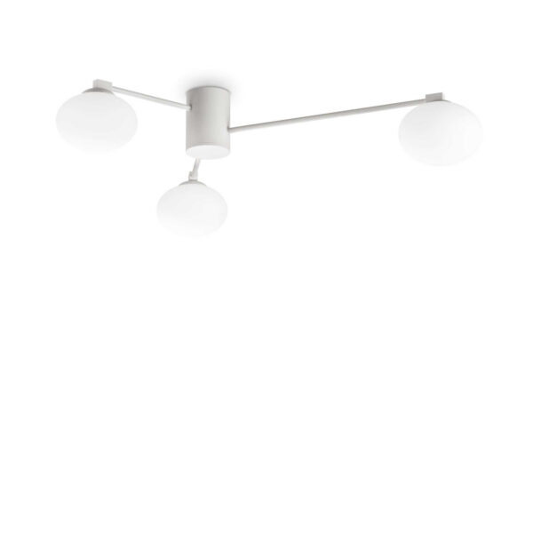 Plafonnier Hermes D90 en métal au design contemporain- Ideal Lux
