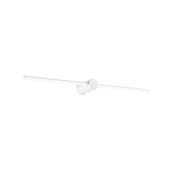 Applique Filo en aluminium avec diffuseur incliné à 45° en polycarbonate opale - Ideal Lux