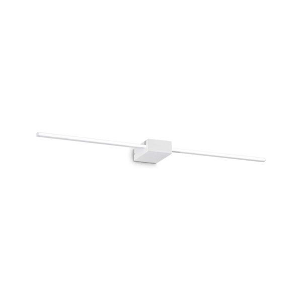 Applique Theo en aluminium avec diffuseur en polycarbonate opale - Ideal Lux