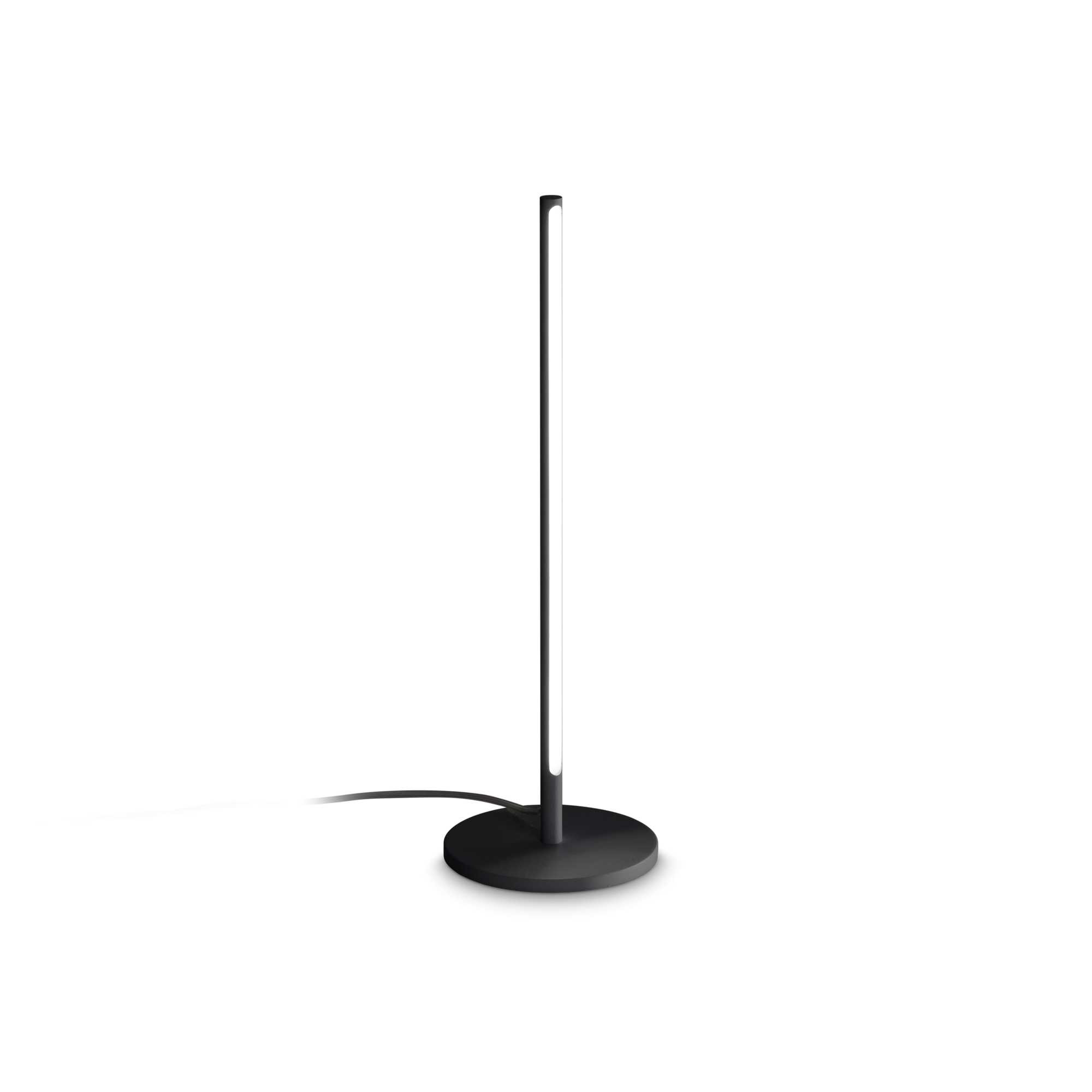 Lampe à poser Filo en aluminium avec diffuseur en polycarbonate opale mat  - Ideal Lux
