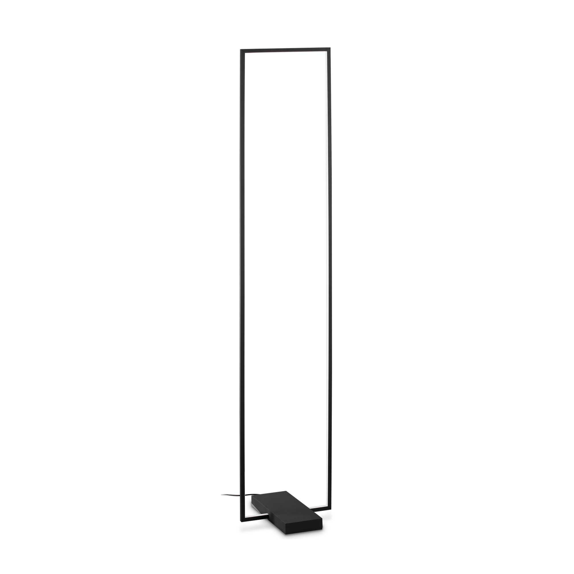 Lampadaire Frame en métal avec des diffuseurs en plastique opale - Ideal Lux