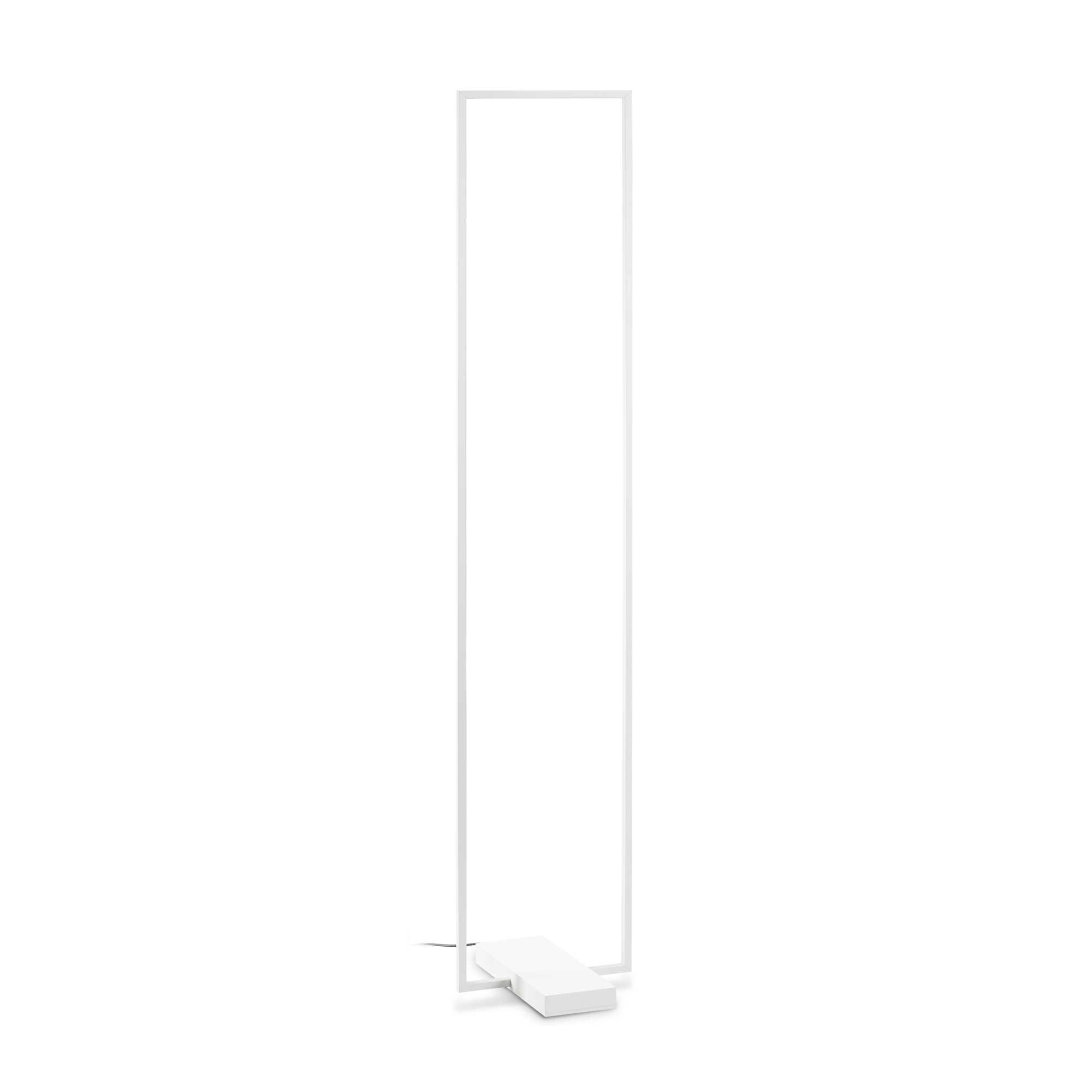Lampadaire Frame en métal avec des diffuseurs en plastique opale - Ideal Lux