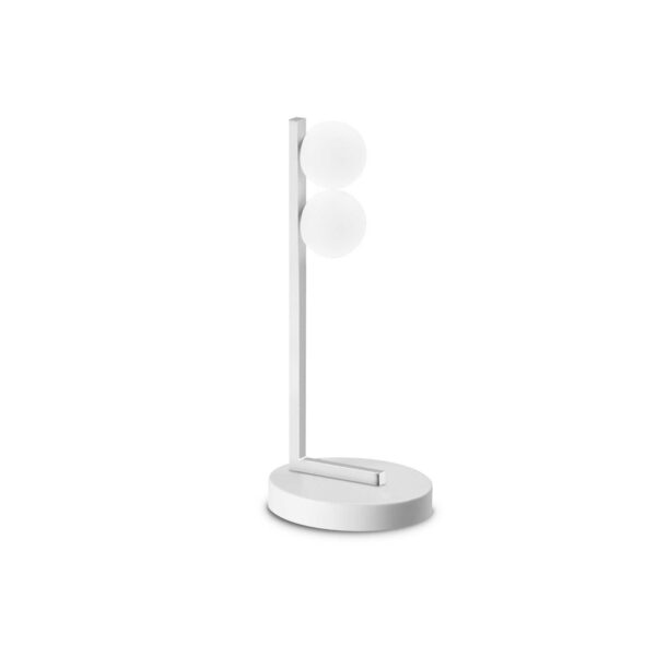 Lampe à poser Ping Pong en métal avec des diffuseurs en acrylique transparent satiné - Ideal Lux