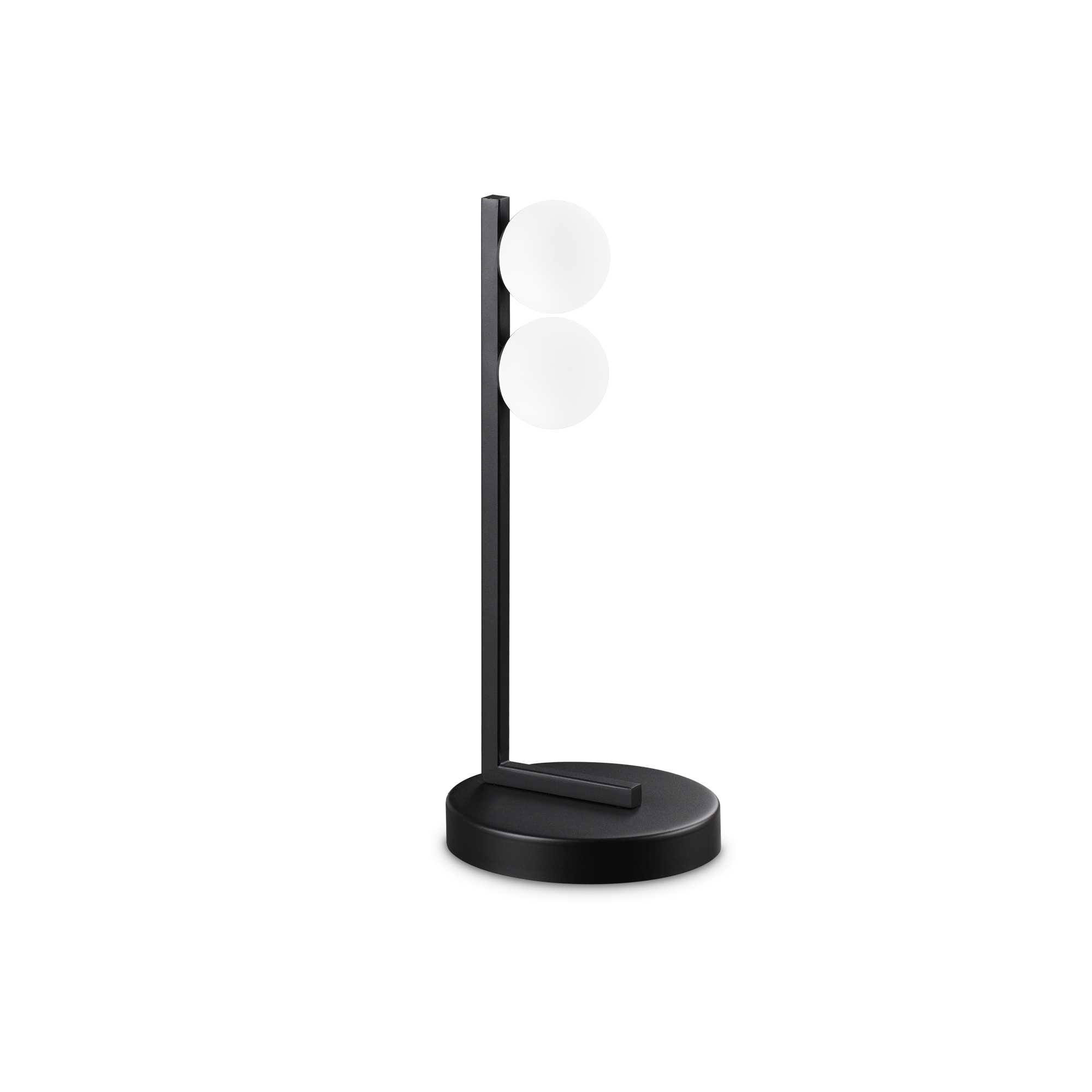 Lampe à poser Ping Pong en métal avec des diffuseurs en acrylique transparent satiné - Ideal Lux