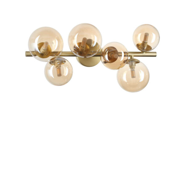 Plafonnier Perlage 1 en métal de forme linéaire horizontale au design contemporain - Ideal Lux