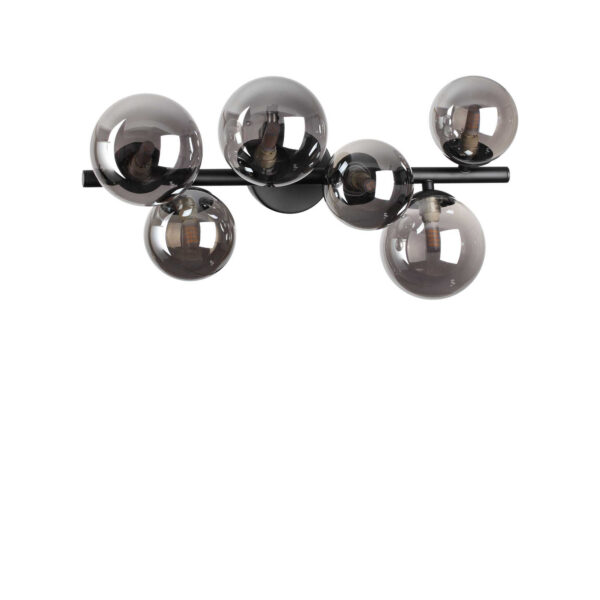 Plafonnier Perlage 1 en métal de forme linéaire horizontale au design contemporain - Ideal Lux