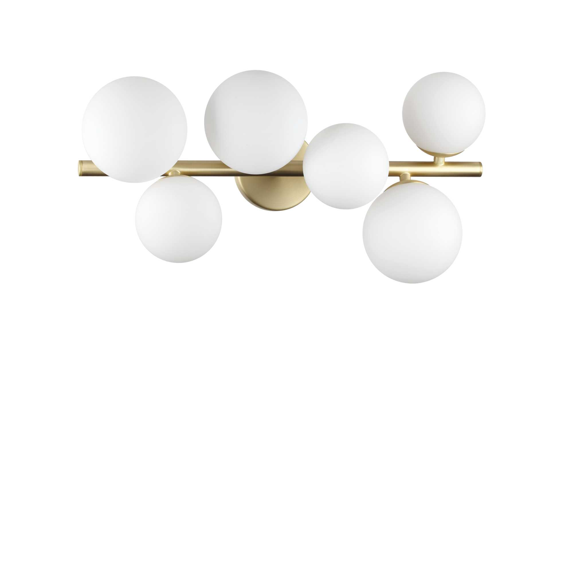 Plafonnier Perlage 1 en métal de forme linéaire horizontale au design contemporain - Ideal Lux Plafonnier Perlage 1 en métal de forme linéaire horizontale au design contemporain - Ideal Lux