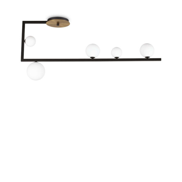 Plafonnier Birds en métal au design contemporain - Ideal Lux