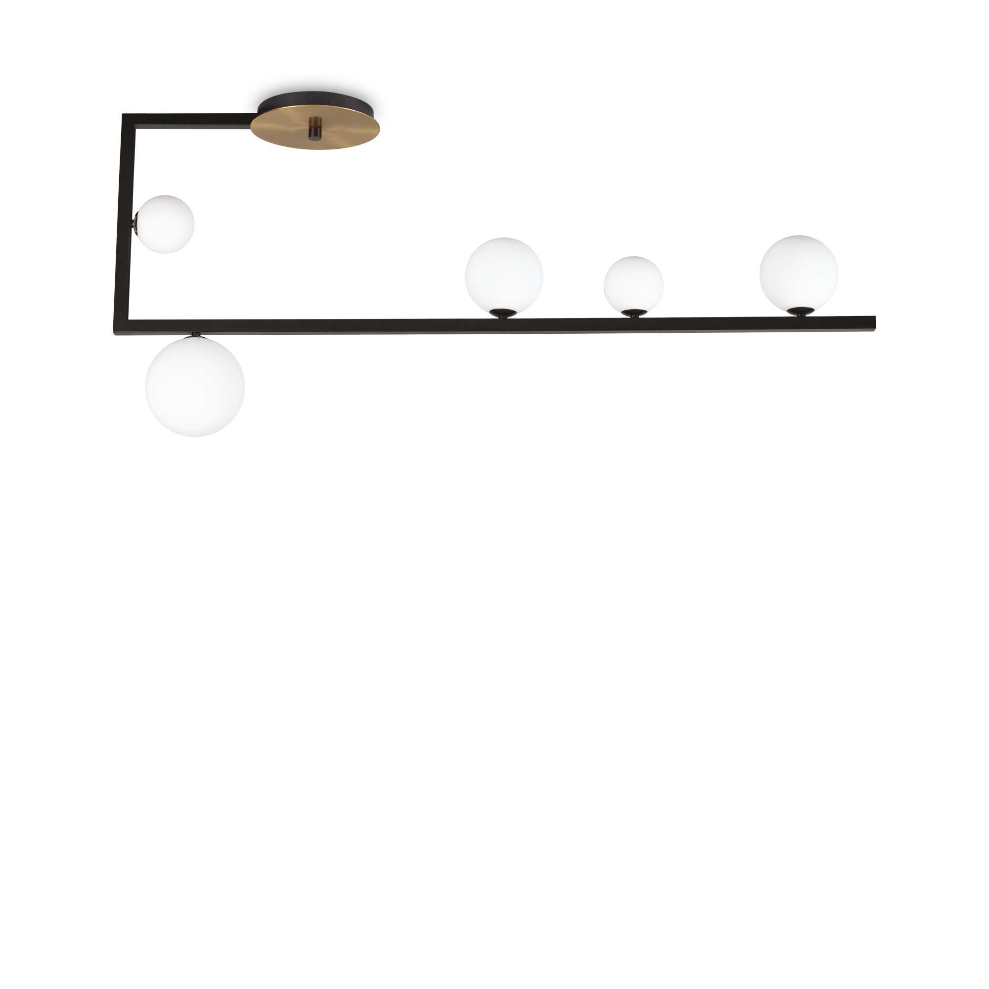 Plafonnier Birds en métal au design contemporain - Ideal Lux
