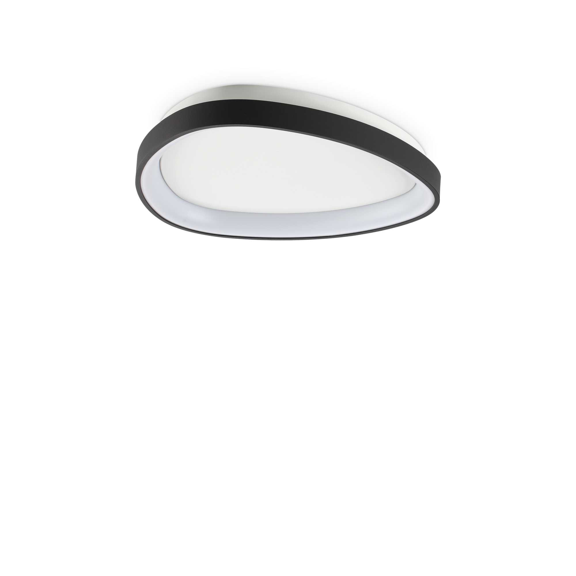 Plafonnier Gemini en métal avec diffuseur en polycarbonate opale au design contemporain - Ideal Lux Plafonnier Gemini en métal avec diffuseur en polycarbonate opale au design contemporain - Ideal Lux