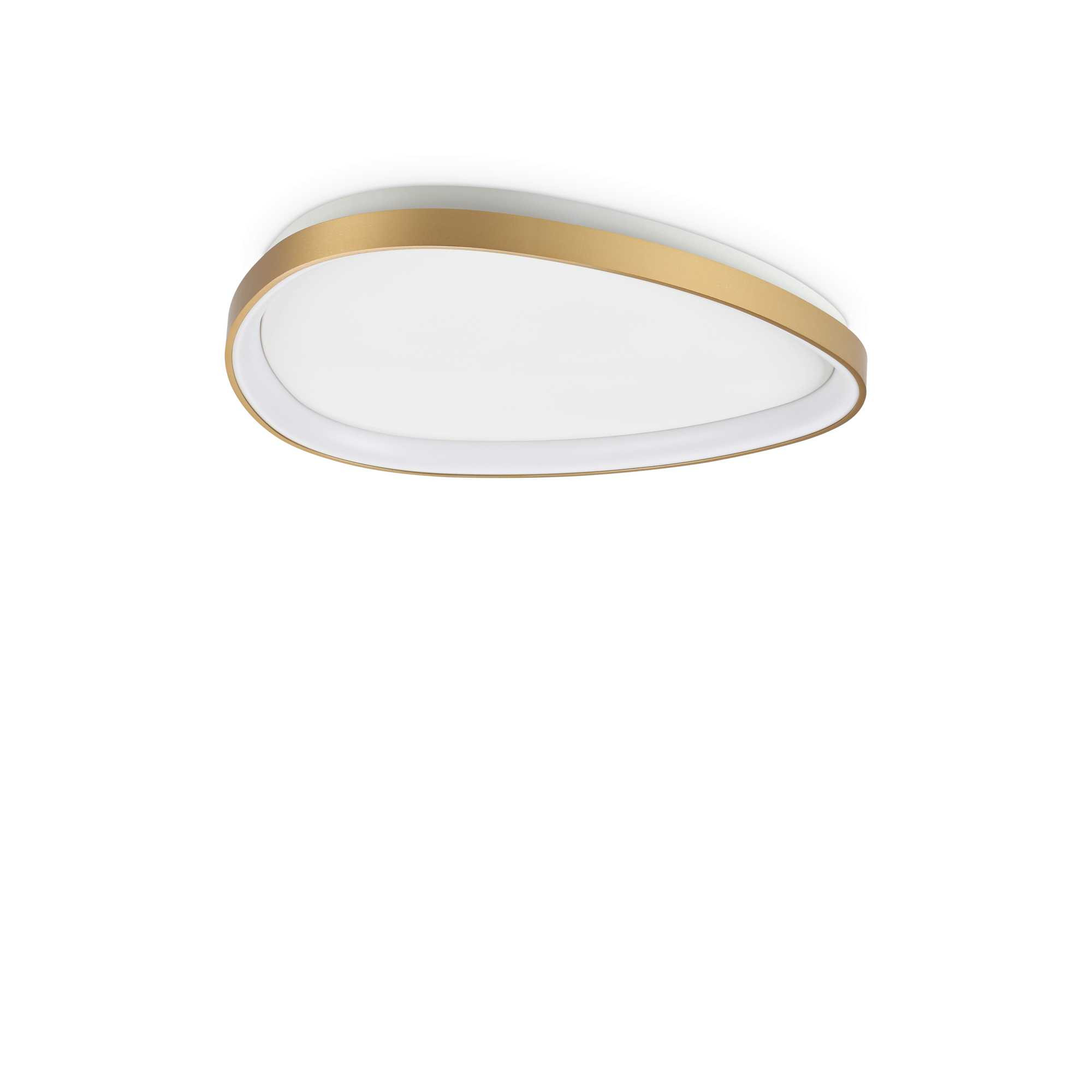 Plafonnier Gemini en métal avec diffuseur en polycarbonate opale au design contemporain - Ideal Lux Plafonnier Gemini en métal avec diffuseur en polycarbonate opale au design contemporain - Ideal Lux