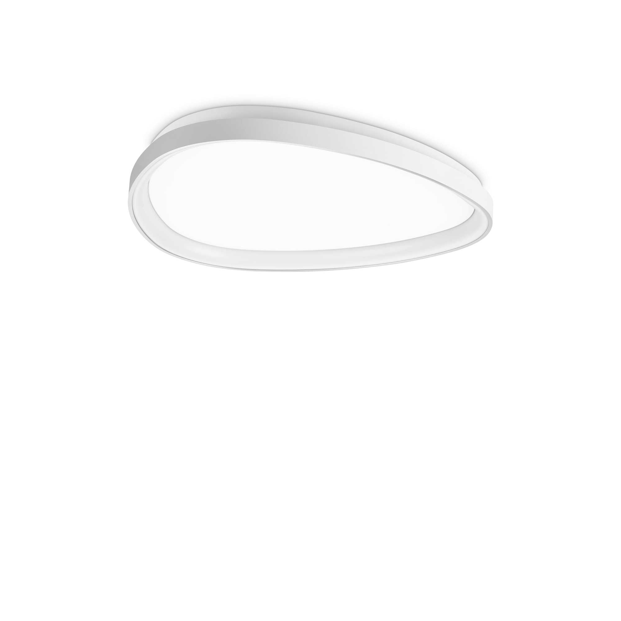 Plafonnier Gemini en métal avec diffuseur en polycarbonate opale au design contemporain - Ideal Lux Plafonnier Gemini en métal avec diffuseur en polycarbonate opale au design contemporain - Ideal Lux