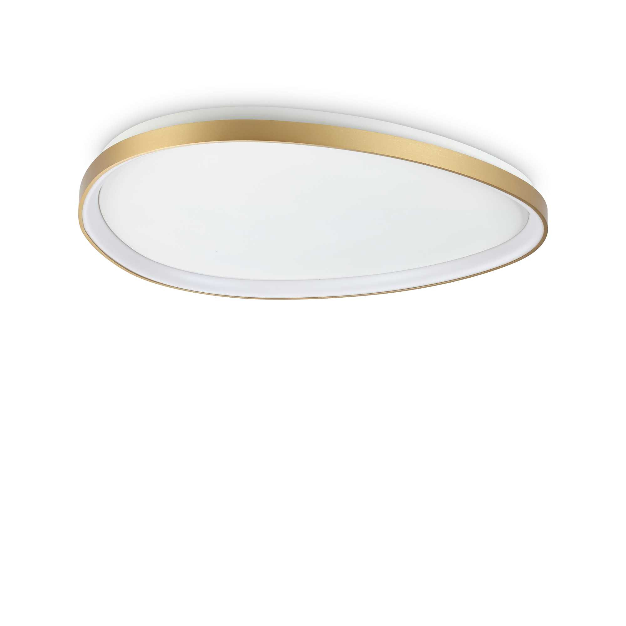 Plafonnier Gemini en métal avec diffuseur en polycarbonate opale au design contemporain - Ideal Lux Plafonnier Gemini en métal avec diffuseur en polycarbonate opale au design contemporain - Ideal Lux