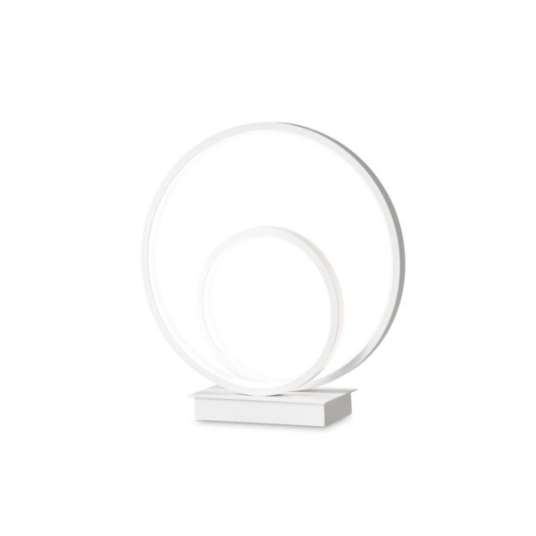 Lampe à poser Oz en métal avec des diffuseurs en gomme opale - Ideal Lux
