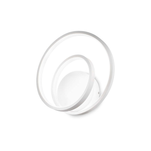 Applique Oz en métal avec des diffuseurs en gomme opale - Ideal Lux