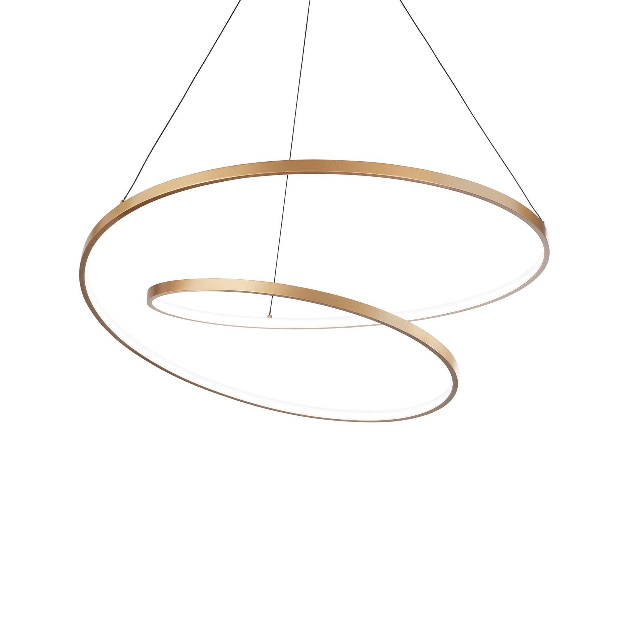 Suspension Oz en métal avec des diffuseurs en gomme opale - Ideal Lux Suspension Oz en métal avec des diffuseurs en gomme opale - Ideal Lux
