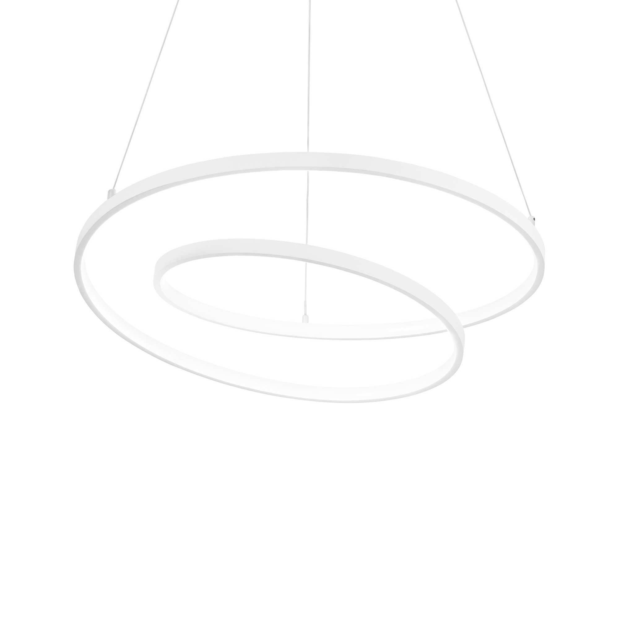 Suspension Oz en métal avec des diffuseurs en gomme opale - Ideal Lux Suspension Oz en métal avec des diffuseurs en gomme opale - Ideal Lux