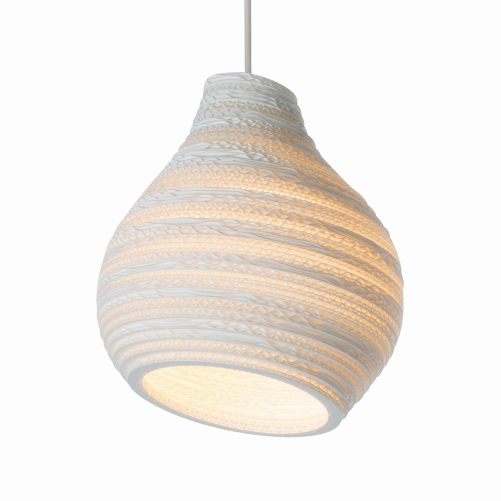 Suspension en carton recyclé Hive9 ∅23 Scraplights par Graypants Suspension en carton recyclé Hive9 ∅23 Scraplights par Graypants