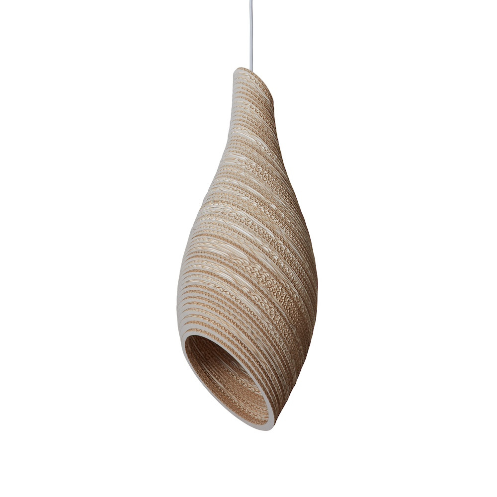 Suspension en carton recyclé Nest24 ∅24 Scraplights par Graypants Suspension en carton recyclé Nest24 ∅24 Scraplights par Graypants