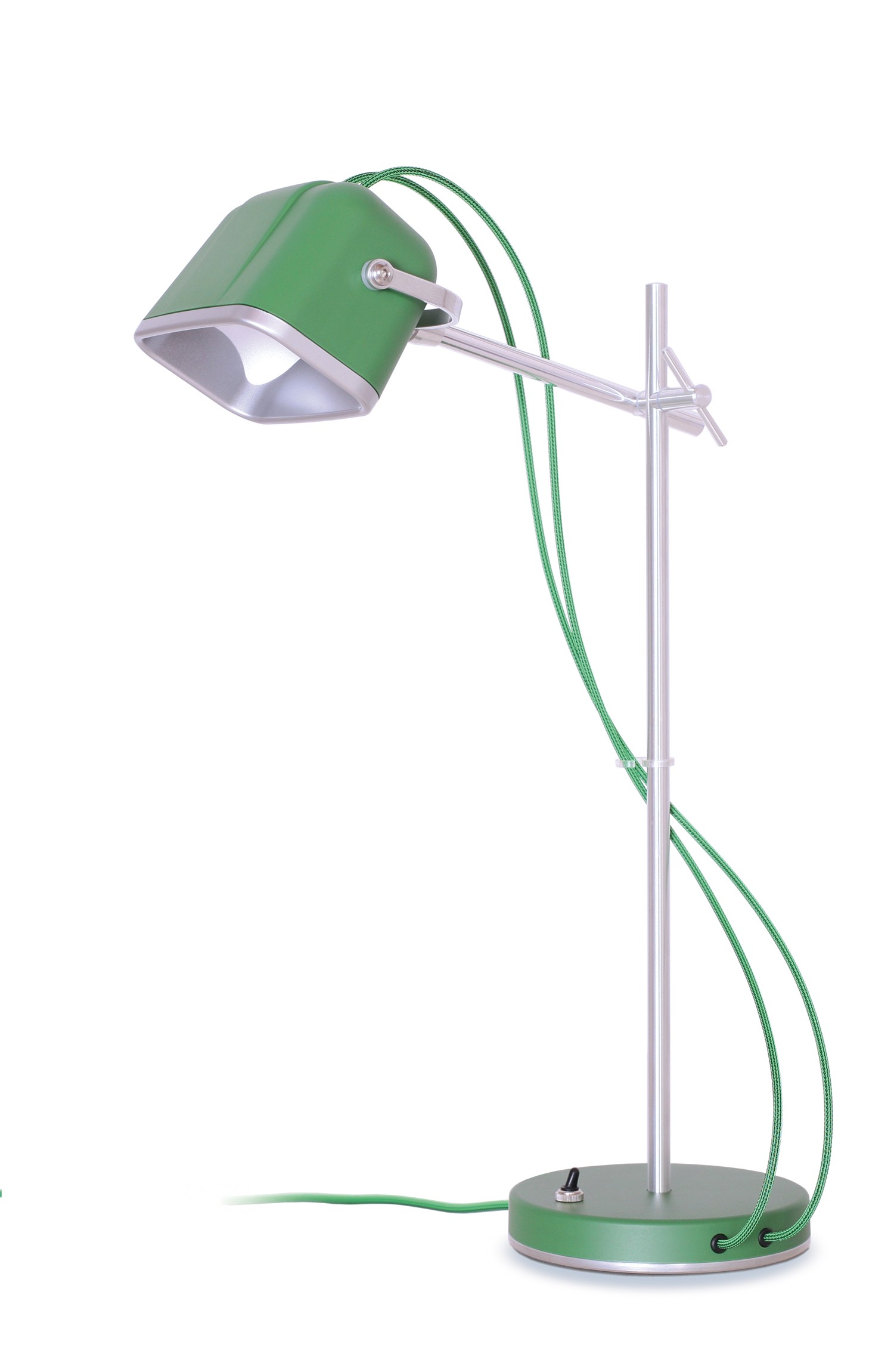 Lampe à poser vintage MOB en aluminium naturel par Swabdesign Lampe à poser vintage MOB en aluminium naturel par Swabdesign
