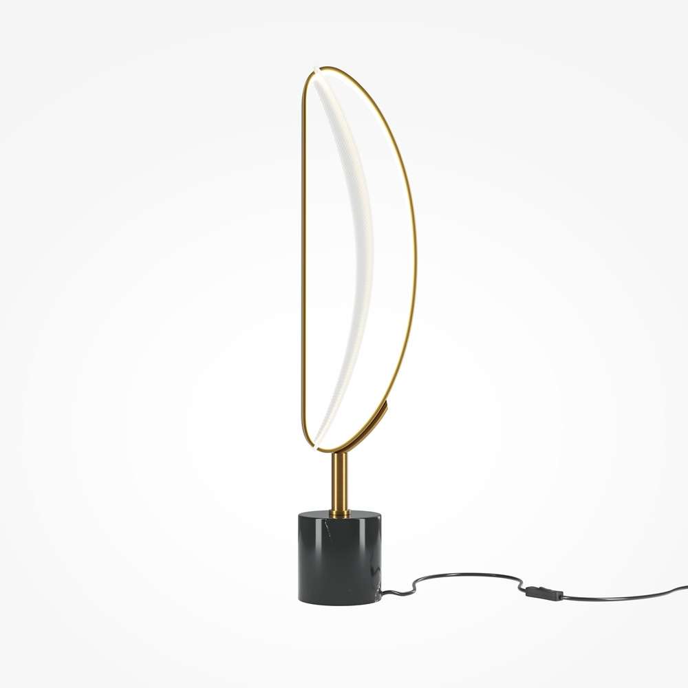 Lampe à poser Breeze avec structure en métal et diffuseur en acrylique au design contemporain par Maytoni Lampe à poser Breeze avec structure en métal et diffuseur en acrylique au design contemporain par Maytoni