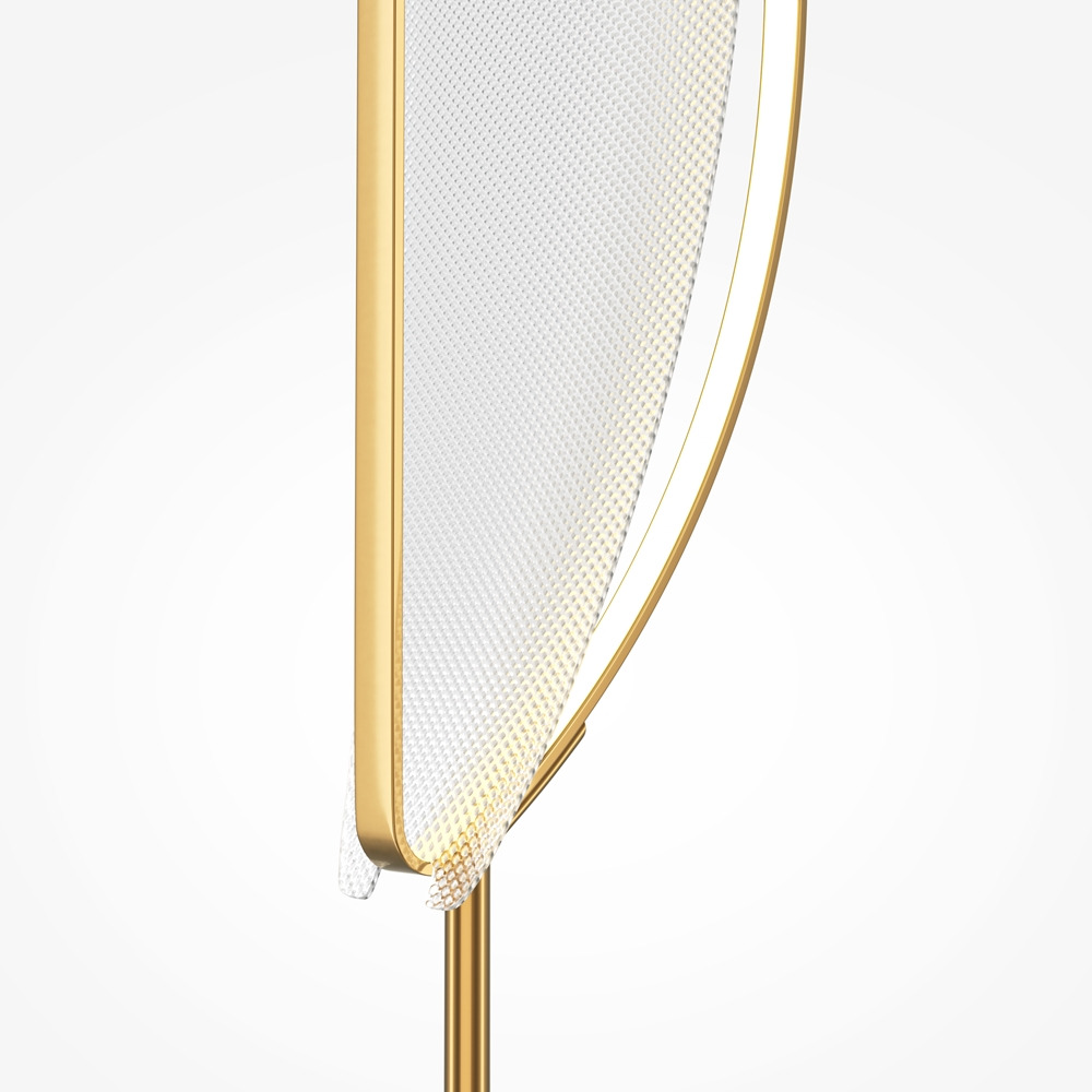 Lampadaire Breeze base en métal avec diffuseur en acrylique au design contemporain par Maytoni