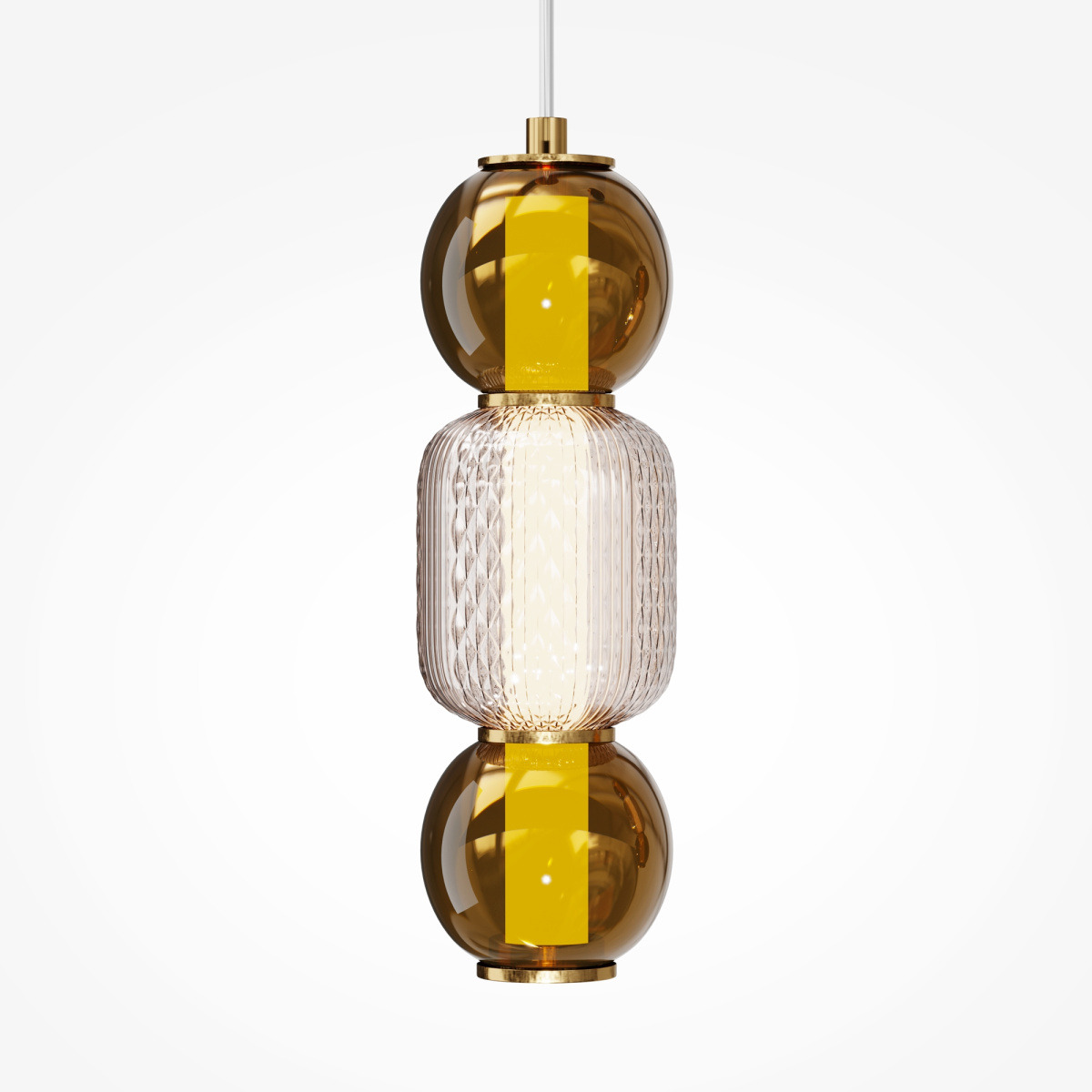 Suspension Drop support en métal avec abat-jour en verre au design contemporain par Maytoni Suspension Drop support en métal avec abat-jour en verre au design contemporain par Maytoni