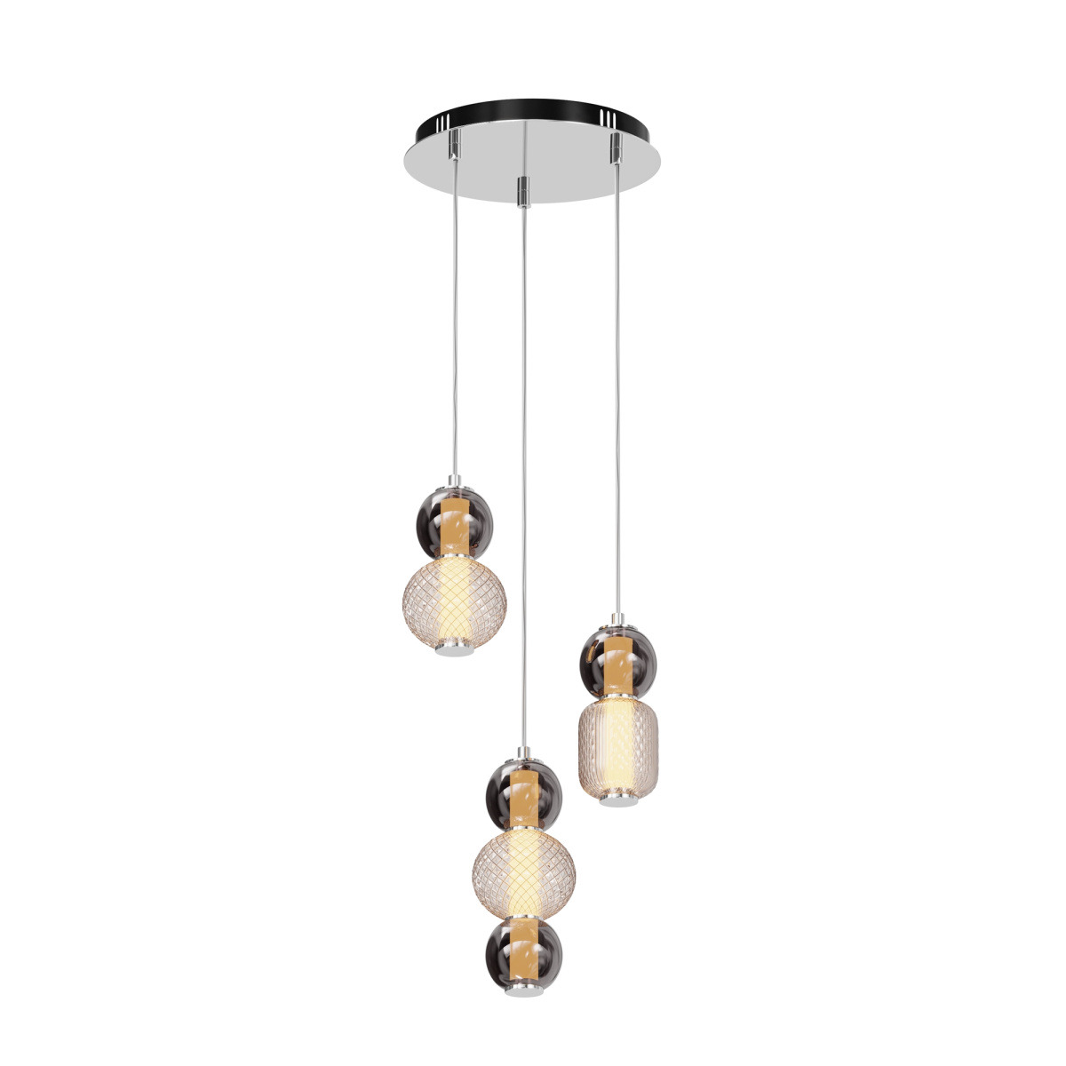 Suspension Drop support en métal avec abat-jour en verre au design contemporain par Maytoni Suspension Drop support en métal avec abat-jour en verre au design contemporain par Maytoni