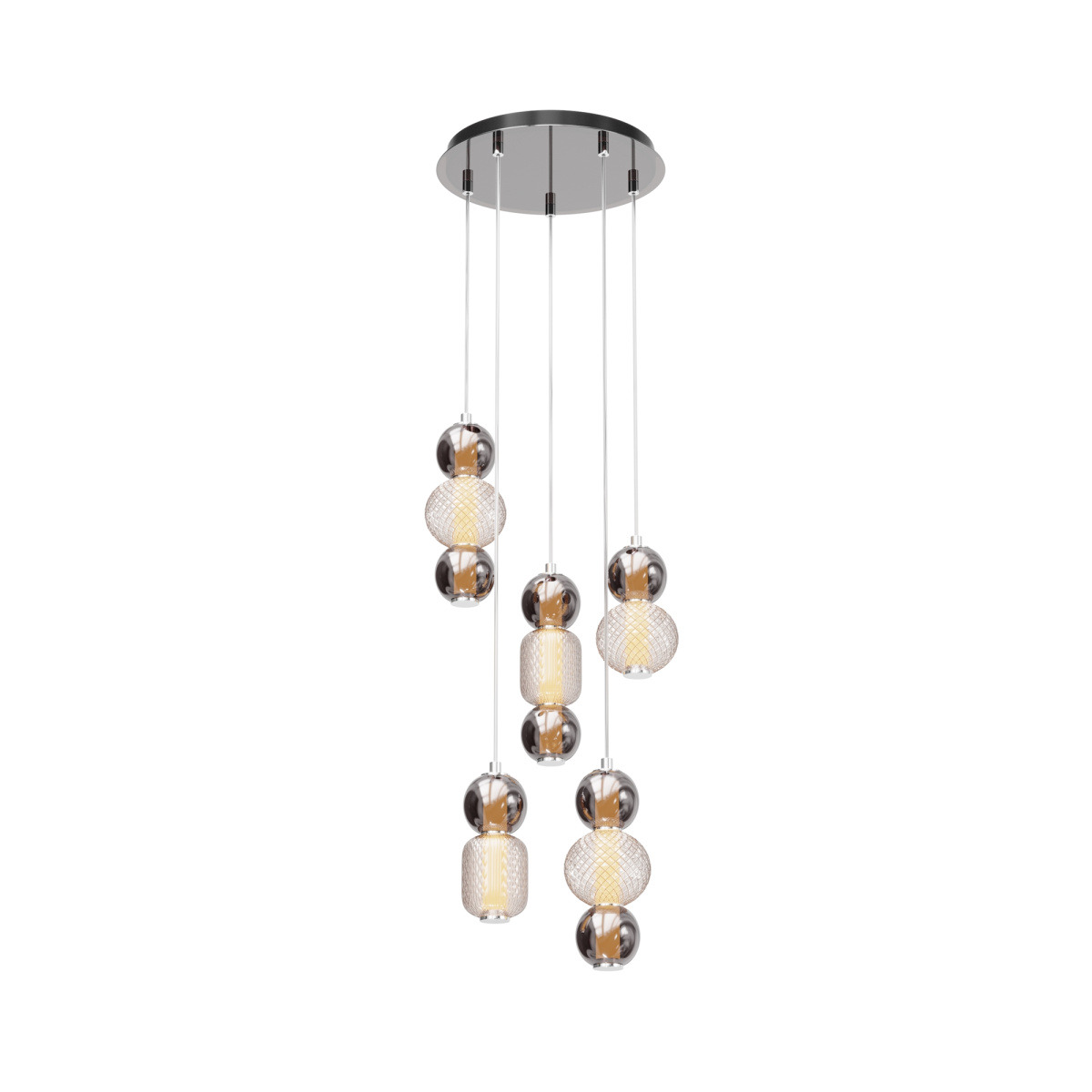 Suspension Drop support en métal avec abat-jour en verre au design contemporain par Maytoni Suspension Drop support en métal avec abat-jour en verre au design contemporain par Maytoni
