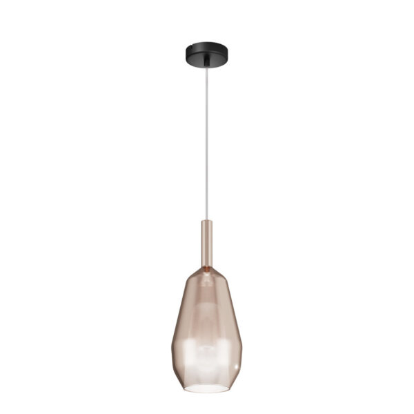 Suspension Duality 2 base en métal avec abat-jour en double verre au design contemporain par Maytoni
