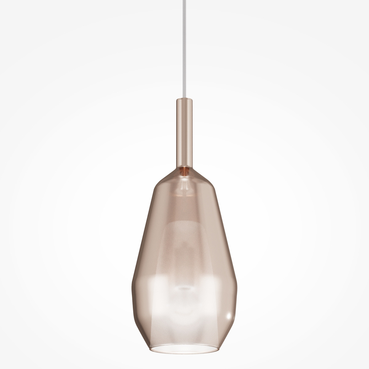 Suspension Duality 2 base en métal avec abat-jour en double verre au design contemporain par Maytoni Suspension Duality 2 base en métal avec abat-jour en double verre au design contemporain par Maytoni