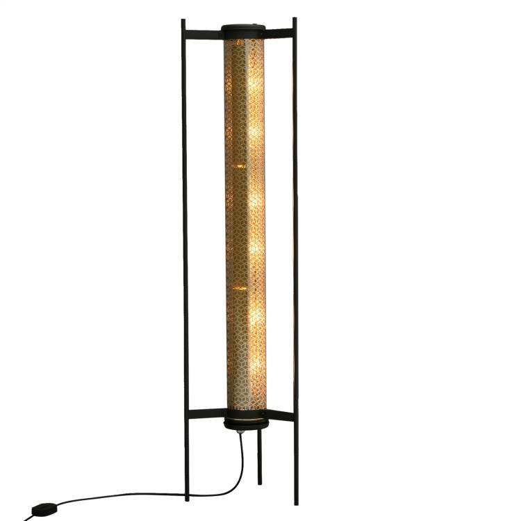 Lampadaire Vendôme en inox au design industriel par Sammode