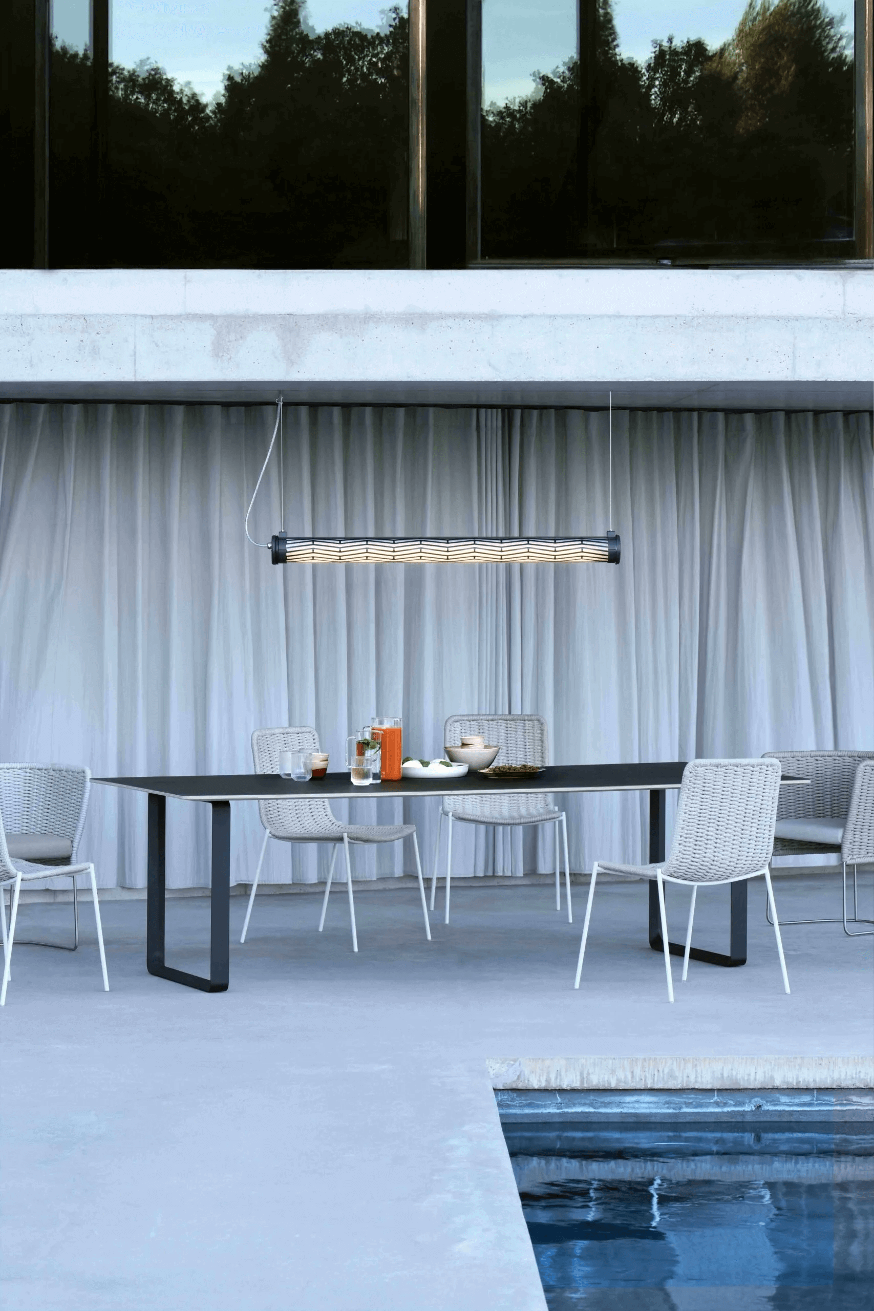 Suspension Rivoli en inox au design industriel par Sammode Suspension Rivoli en inox au design industriel par Sammode