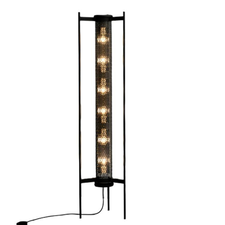 Lampadaire Monceau en inox au design industriel par Sammode