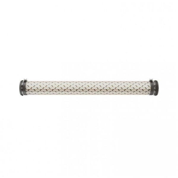 Suspension Belleville en inox au design industriel par Sammode