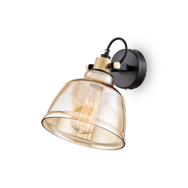 Applique Irving avec support en métal et diffuseur en verre au design contemporain par Maytoni
