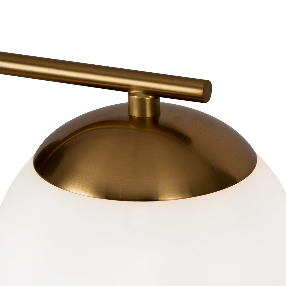 Applique Marble avec base en métal et diffuseur en verre opaque au design contemporain par Maytoni
