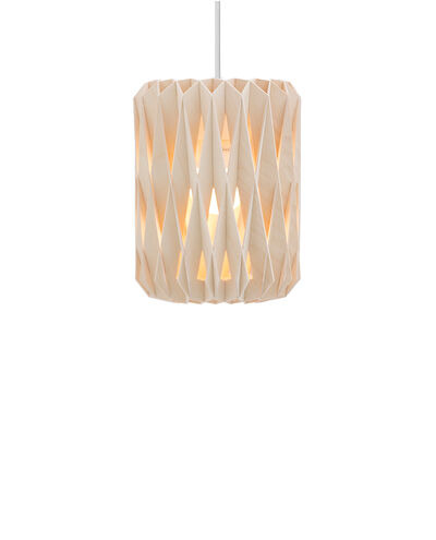 Suspension Signature mini avec base en métal et abat-jour en contreplaqué de bouleau au design contemporain par Pilke Lights Suspension Signature mini avec base en métal et abat-jour en contreplaqué de bouleau au design contemporain par Pilke Lights