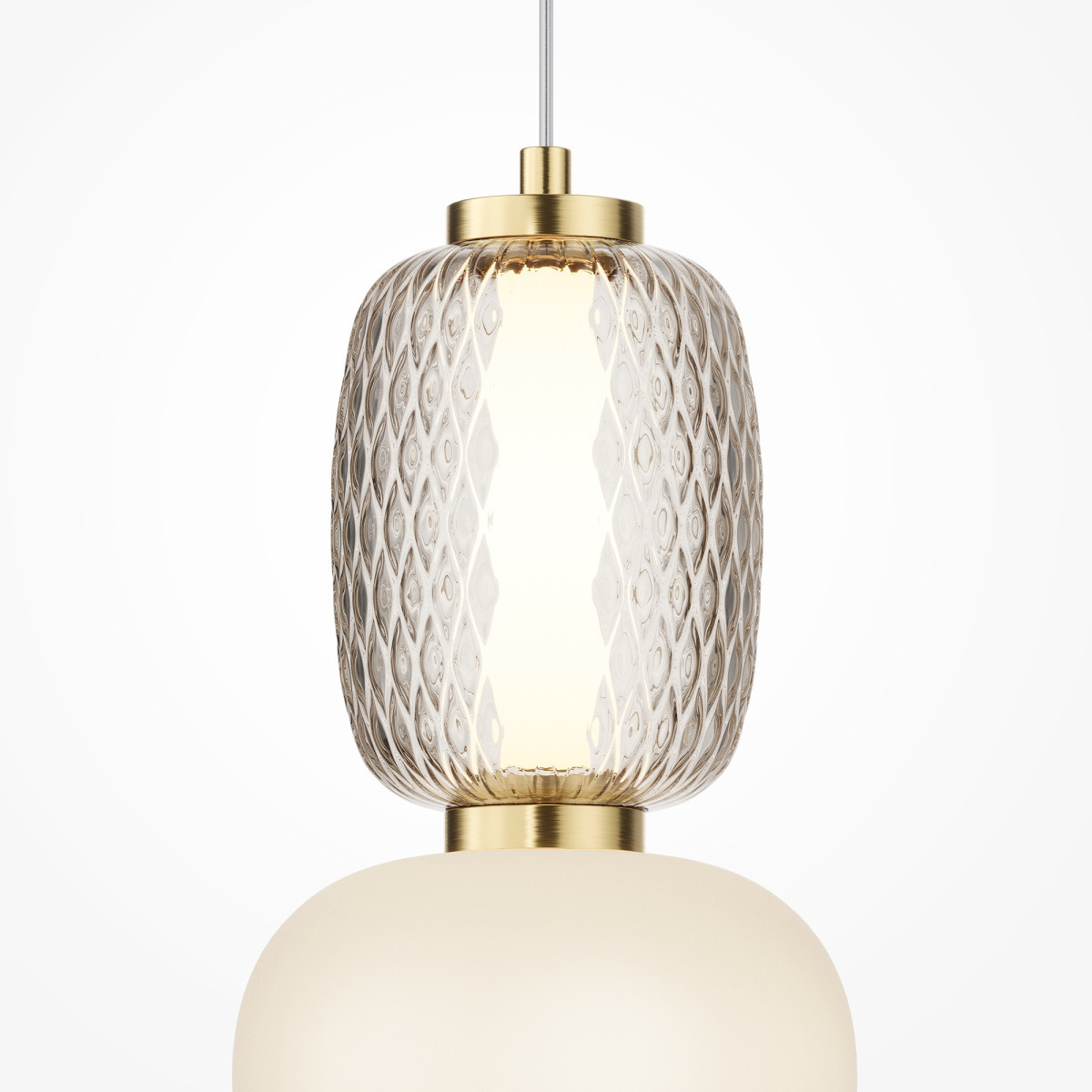 Applique Pattern armature en métal avec diffuseur en verre blanc transparent au design contemporain par Maytoni Applique Pattern armature en métal avec diffuseur en verre blanc transparent au design contemporain par Maytoni