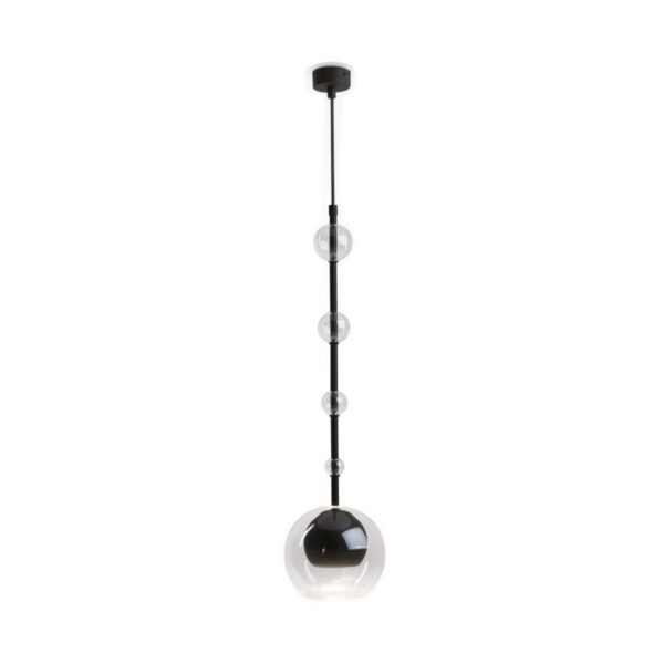 Suspension Ros base en métal et abat-jour en verre au design contemporain par Maytoni