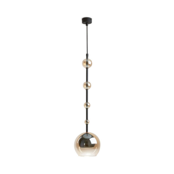 Suspension Ros base en métal et abat-jour en verre au design contemporain par Maytoni