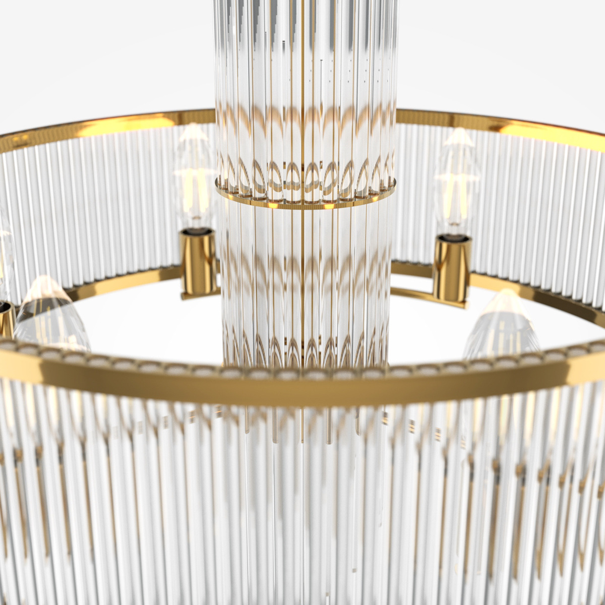 Suspension Frame base en métal et diffuseur en verre transparent en forme de tube au design contemporain par Maytoni Suspension Frame base en métal et diffuseur en verre transparent en forme de tube au design contemporain par Maytoni