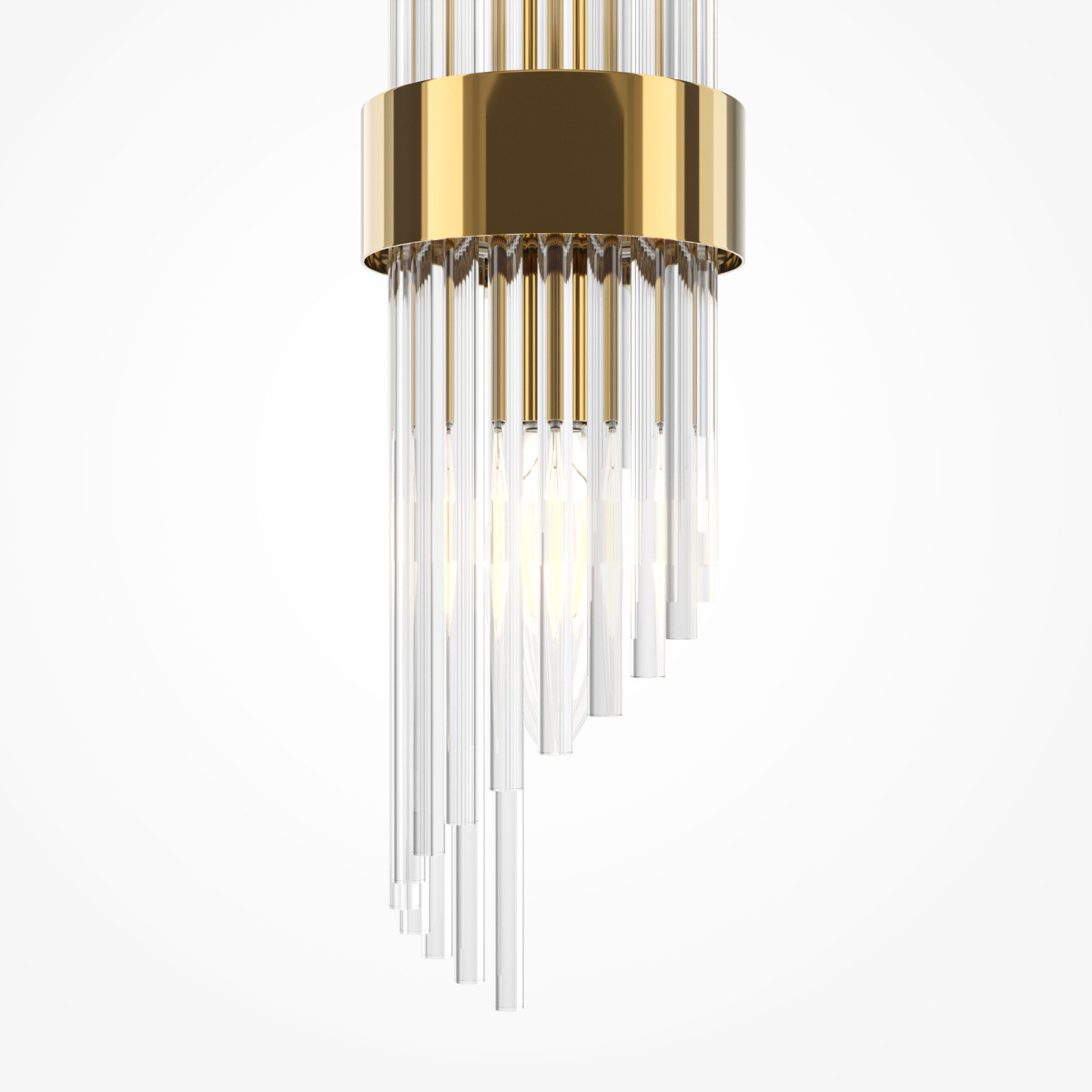 Applique Frame avec base en métal et diffuseur en verre transparent en forme de tube au design contemporain par Maytoni Applique Frame avec base en métal et diffuseur en verre transparent en forme de tube au design contemporain par Maytoni