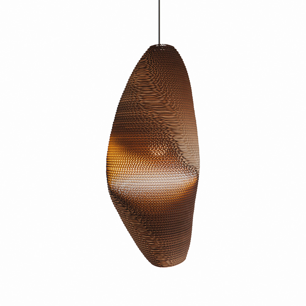 Suspension en carton recyclé Denny par Graypants