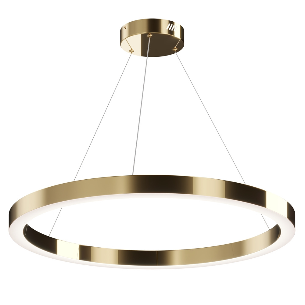 Suspension Saturno avec armature en acier inoxydable au design contemporain par Maytoni Suspension Saturno avec armature en acier inoxydable au design contemporain par Maytoni