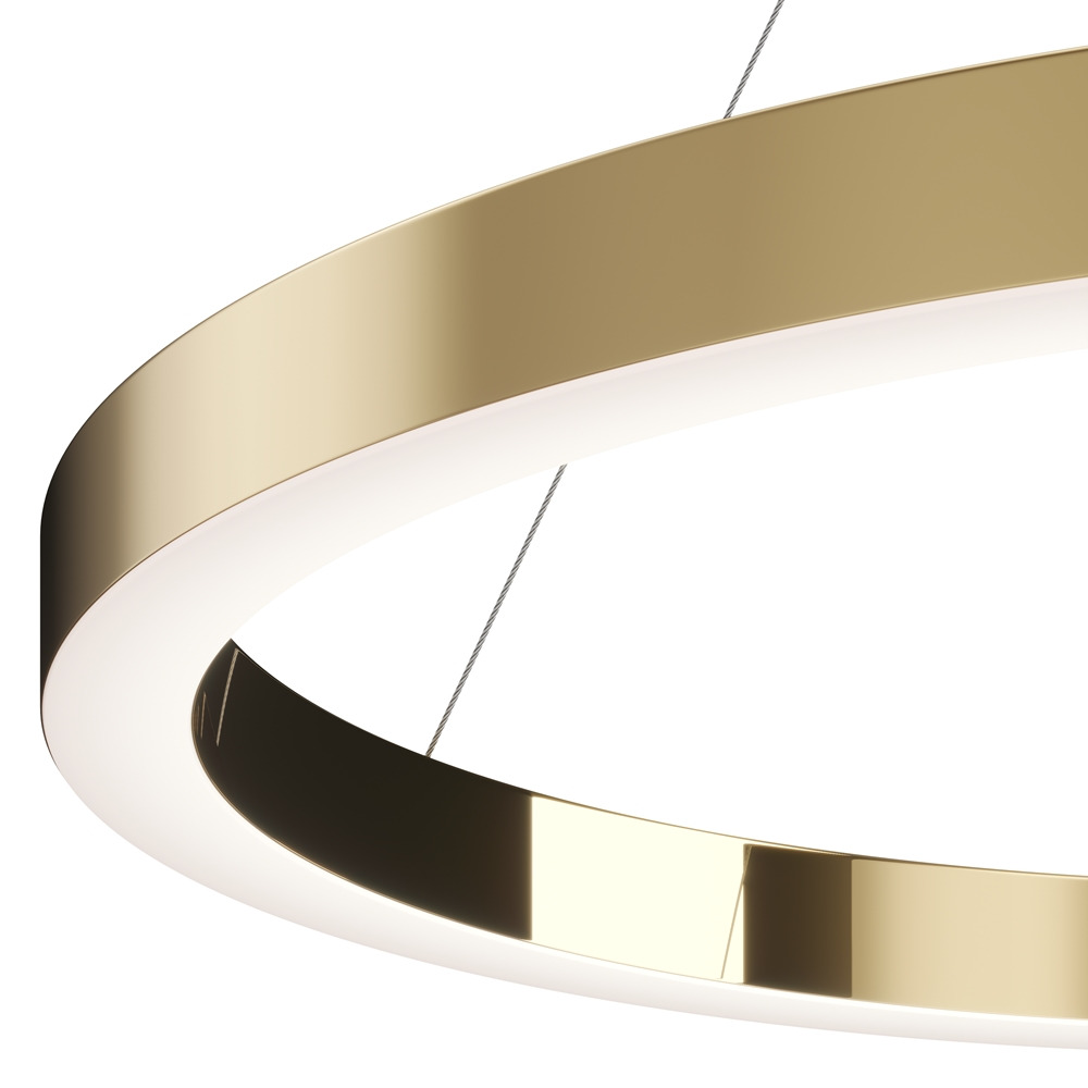 Suspension Saturno avec armature en acier inoxydable au design contemporain par Maytoni Suspension Saturno avec armature en acier inoxydable au design contemporain par Maytoni