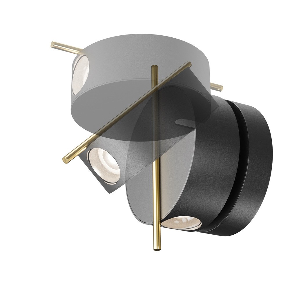 Applique Nuance en aluminium avec tige métallique au design contemporain par Maytoni