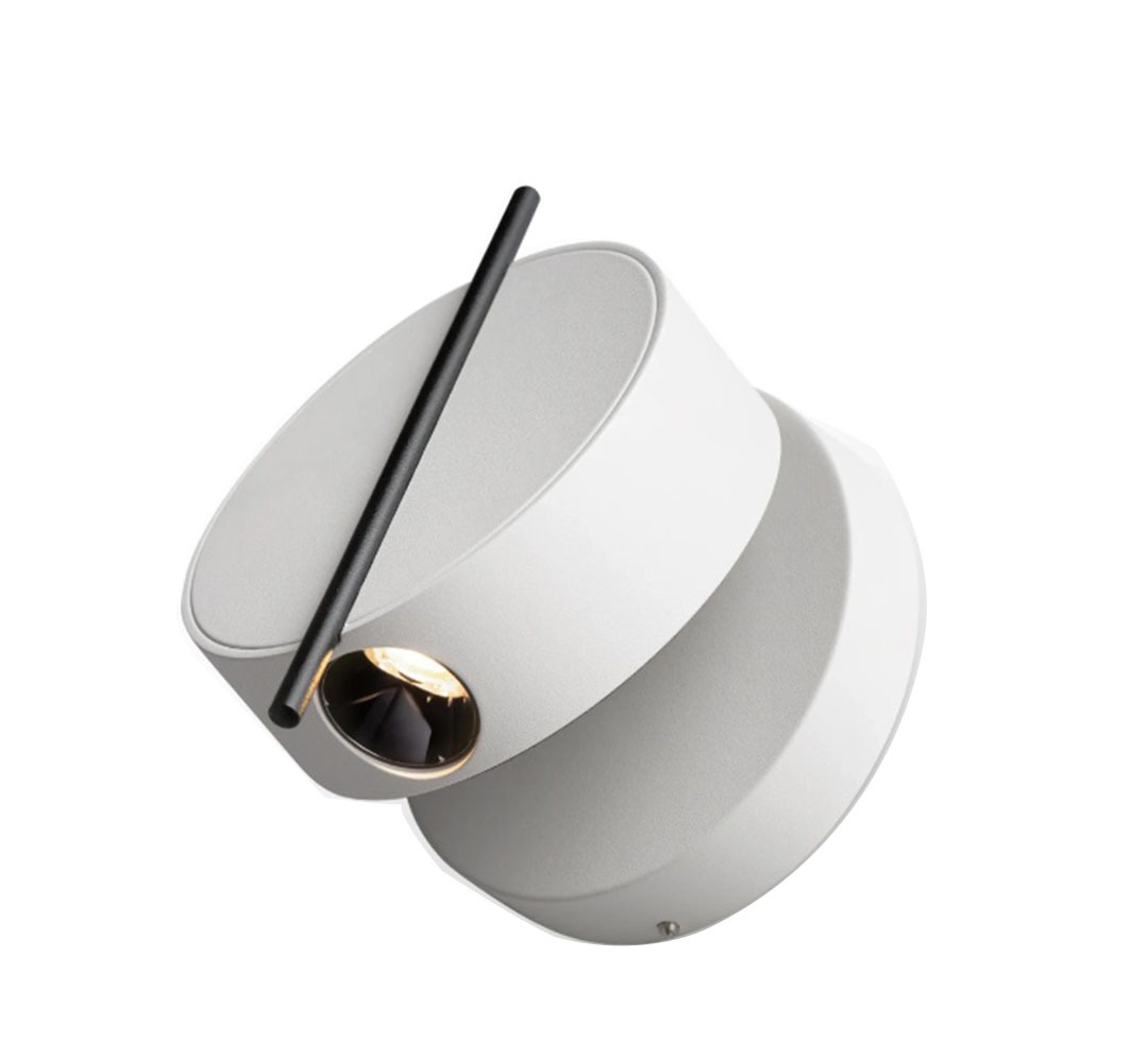 Applique Nuance en aluminium avec tige métallique au design contemporain par Maytoni