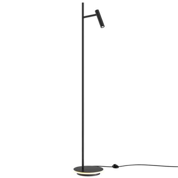 Lampadaire Estudo base en métal avec abat-jour cylindrique au design contemporain par Maytoni