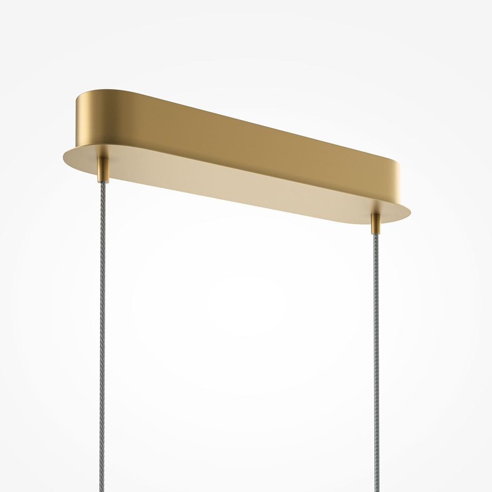 Suspension Curve 3 en aluminium avec diffuseur linéaire courbé au design contemporain par Maytoni Suspension Curve 3 en aluminium avec diffuseur linéaire courbé au design contemporain par Maytoni